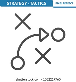 Strategy - Tactics Icon. Professional, pixel perfect icons optimized for both large and small resolutions. EPS 8 format. 12x size for preview.