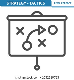 Strategy - Tactics Icon. Professional, pixel perfect icons optimized for both large and small resolutions. EPS 8 format. 12x size for preview.
