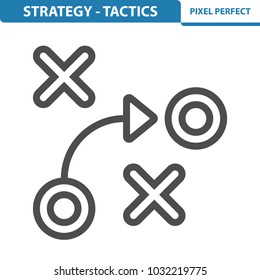 Strategy - Tactics Icon. Professional, pixel perfect icons optimized for both large and small resolutions. EPS 8 format. 12x size for preview.
