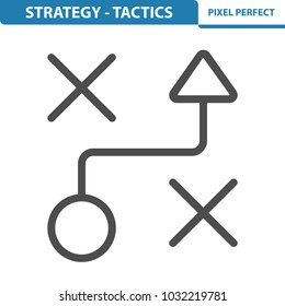 Strategy - Tactics Icon. Professional, pixel perfect icons optimized for both large and small resolutions. EPS 8 format. 12x size for preview.