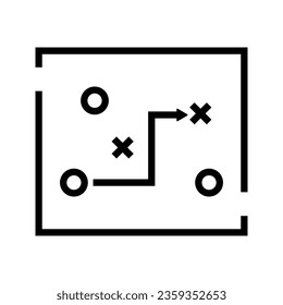 strategy thin line vector icon