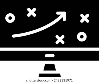 Strategy vector design icon download . Eps