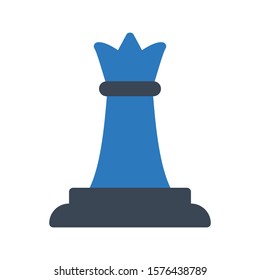 strategy vector glyph color  icon 