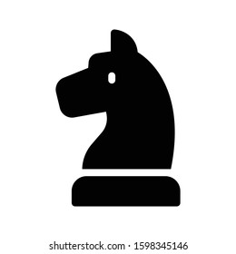 strategy vector glyph flat icon 