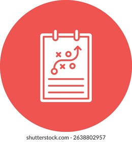 Strategy vector icon. Can be used for printing, mobile and web applications.