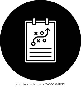 Strategy vector icon. Can be used for printing, mobile and web applications.