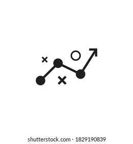 strategy vector icon design template