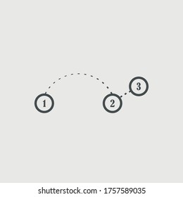 Strategy vector icon illustration sign