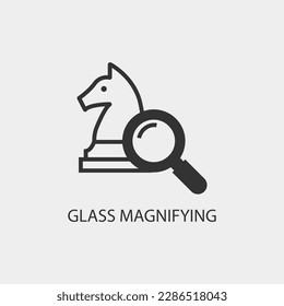 Strategy vector icon illustration sign