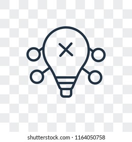 Strategy vector icon isolated on transparent background, Strategy logo concept