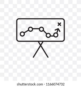 Strategy vector icon isolated on transparent background, Strategy logo concept