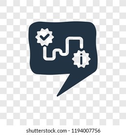 Strategy vector icon isolated on transparent background, Strategy transparency logo concept