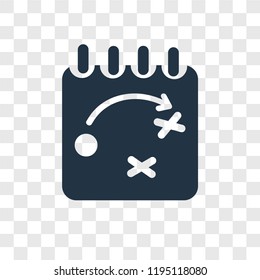Strategy vector icon isolated on transparent background, Strategy transparency logo concept