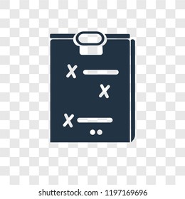 Strategy vector icon isolated on transparent background, Strategy transparency logo concept