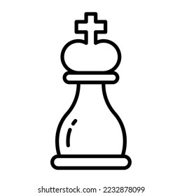 Icono del vector de estrategia aislado en fondo blanco