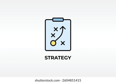 Strategy Vector, Icon Or Logo Sign Isolated Symbol Illustration