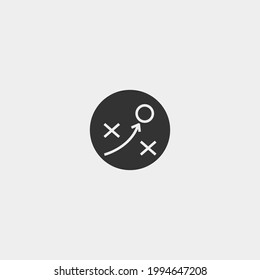 Strategy vector icon for web and design