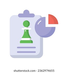 Icono de vector de estrategia que puede modificar o editar fácilmente

