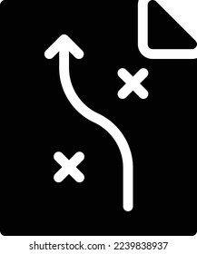 strategy Vector illustration on a transparent background. Premium quality symmbols. Glyphs vector icons for concept and graphic design. 
