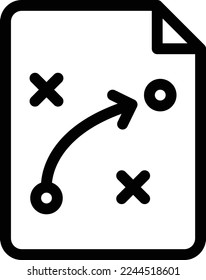 strategy Vector illustration on a transparent background. Premium quality symmbols. Thin line vector icons for concept and graphic design. 
