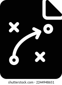strategy Vector illustration on a transparent background. Premium quality symmbols. Glyphs vector icons for concept and graphic design. 
