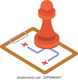 strategy Vector illustration on a transparent background. Premium quality symbols. Flat icons for concept and graphic design.