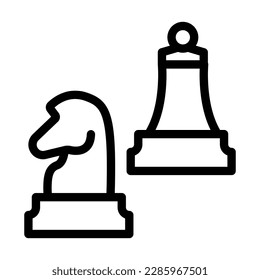 Strategy Vector Line Icon Design