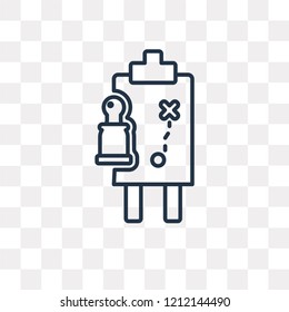 Strategy vector outline icon isolated on transparent background, high quality linear Strategy transparency concept can be used web and mobile