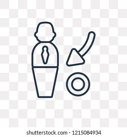 Strategy vector outline icon isolated on transparent background, high quality linear Strategy transparency concept can be used web and mobile