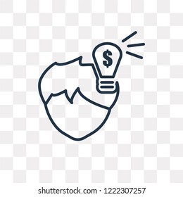 Strategy vector outline icon isolated on transparent background, high quality linear Strategy transparency concept can be used web and mobile