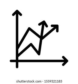 strategy vector thin line icon 