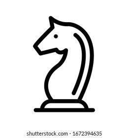 strategy vector thin line icon 