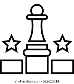 Strategy for Victory Vector Icon