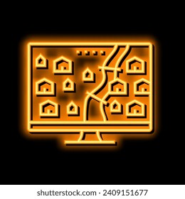 videojuego de estrategia neon light sign vector. ilustración de videojuegos de estrategia