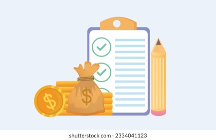 Strategy.on white background.Vector Design Illustration.