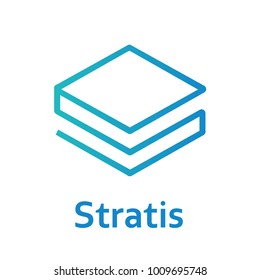 Stratis Coin Cryptocurrency Sign