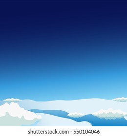 Stratosphere flat modern design. Space vector illustration