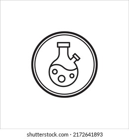 straus flask icon in line style