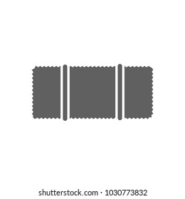 Straw bales icon vector