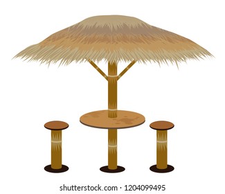 straw bar vector design