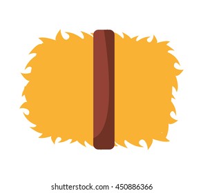 straw block isolated icon design, vector illustration  graphic 