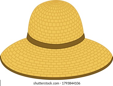 Der Strohhut ist ein klassisches Sommerartikel.