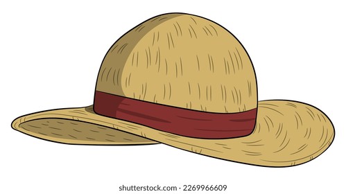 Straw Hat Head Dress Accessory