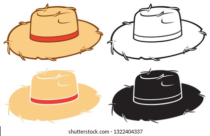 icons straw hat