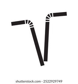 Straw Icon Illustration Symbol Design