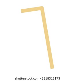 straw item summer design illustration