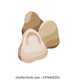 Straw mushroom vector illustration. Cute concept of Straw mushroom