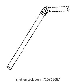 straw plastic isolated icon