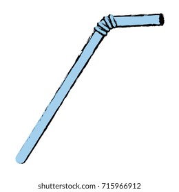 straw plastic isolated icon
