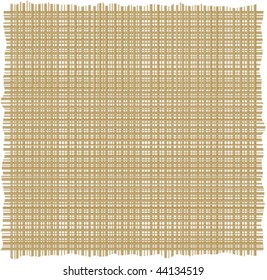 Straw texture. Vector